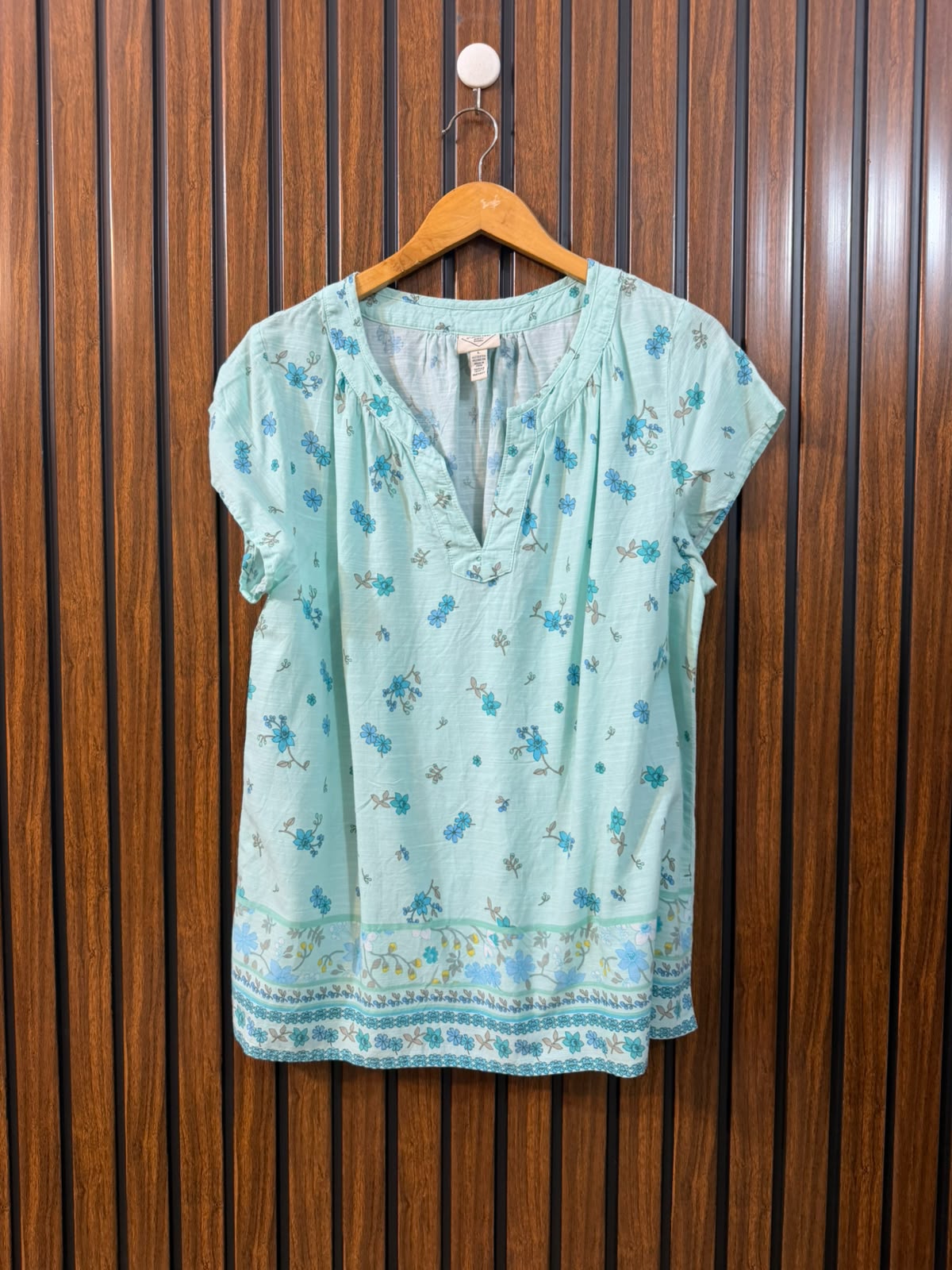 Chest 21  Length 25.5  Fabric Cotton Silk Women's Exclusive Half Sleeve Top