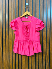 Chest 17  Length 20  Fabric Rayon Women's Daily Wear Top