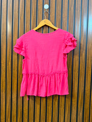 Chest 17  Length 20  Fabric Rayon Women's Daily Wear Top