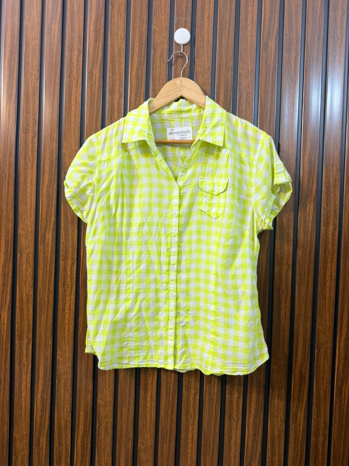 Chest 18  Length 22  Fabric Cotton Western Ladies Half Sleeve Top