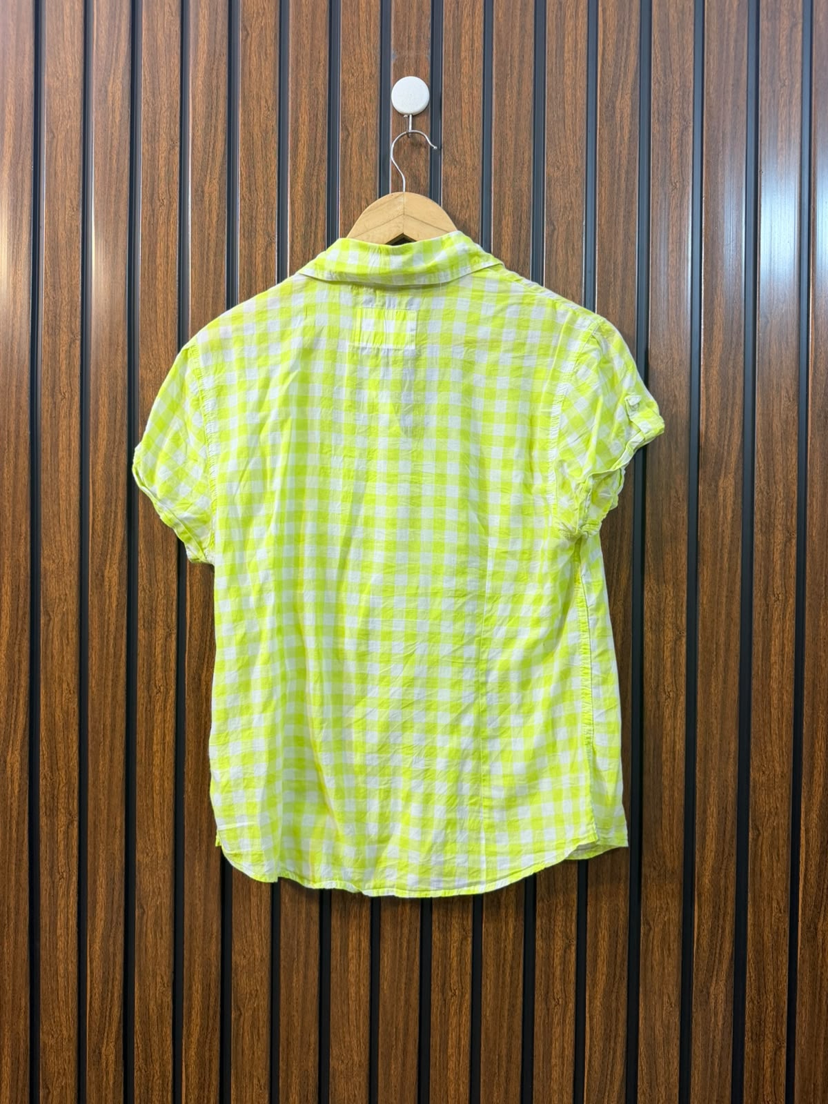 Chest 18  Length 22  Fabric Cotton Western Ladies Half Sleeve Top