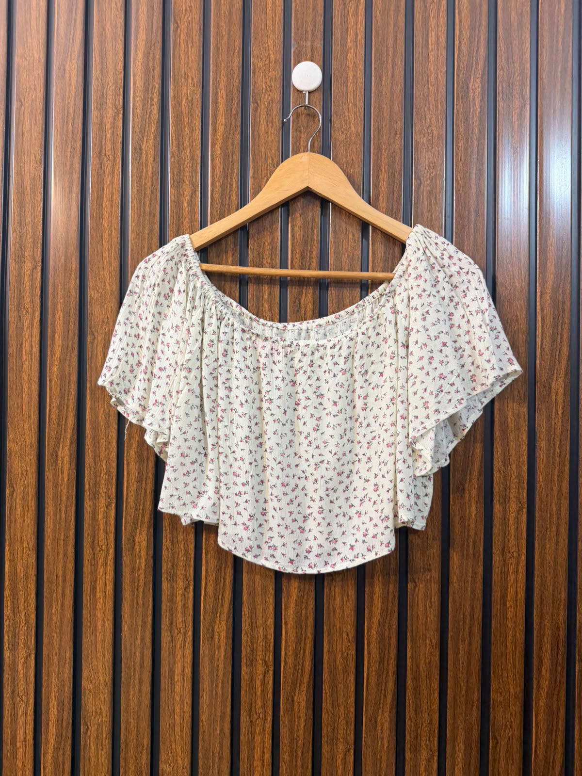 Chest 21  Length 11  Fabric Rayon Women's Wardrobe Essential Top