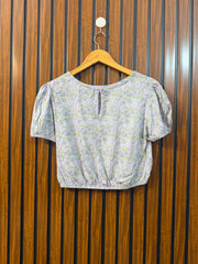 Chest 17  Length 15  Fabric Linen Women's Western Outfit Top