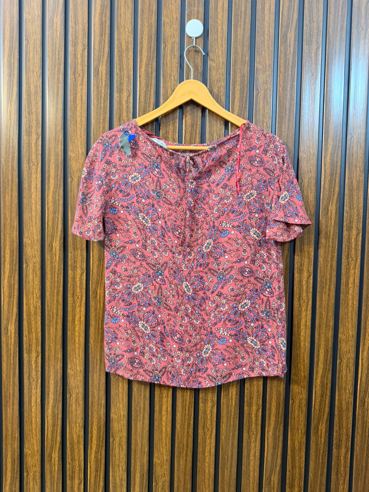 Chest 16  Length 21  Fabric Rayon Premium Ladies Half Sleeve Top