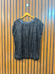 Chest 20  Length 25  Fabric Chiffon Women's Latest Half Sleeve Top