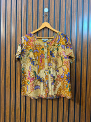 Chest 20  Length 23  Fabric Cotton Silk Women's Exclusive Top