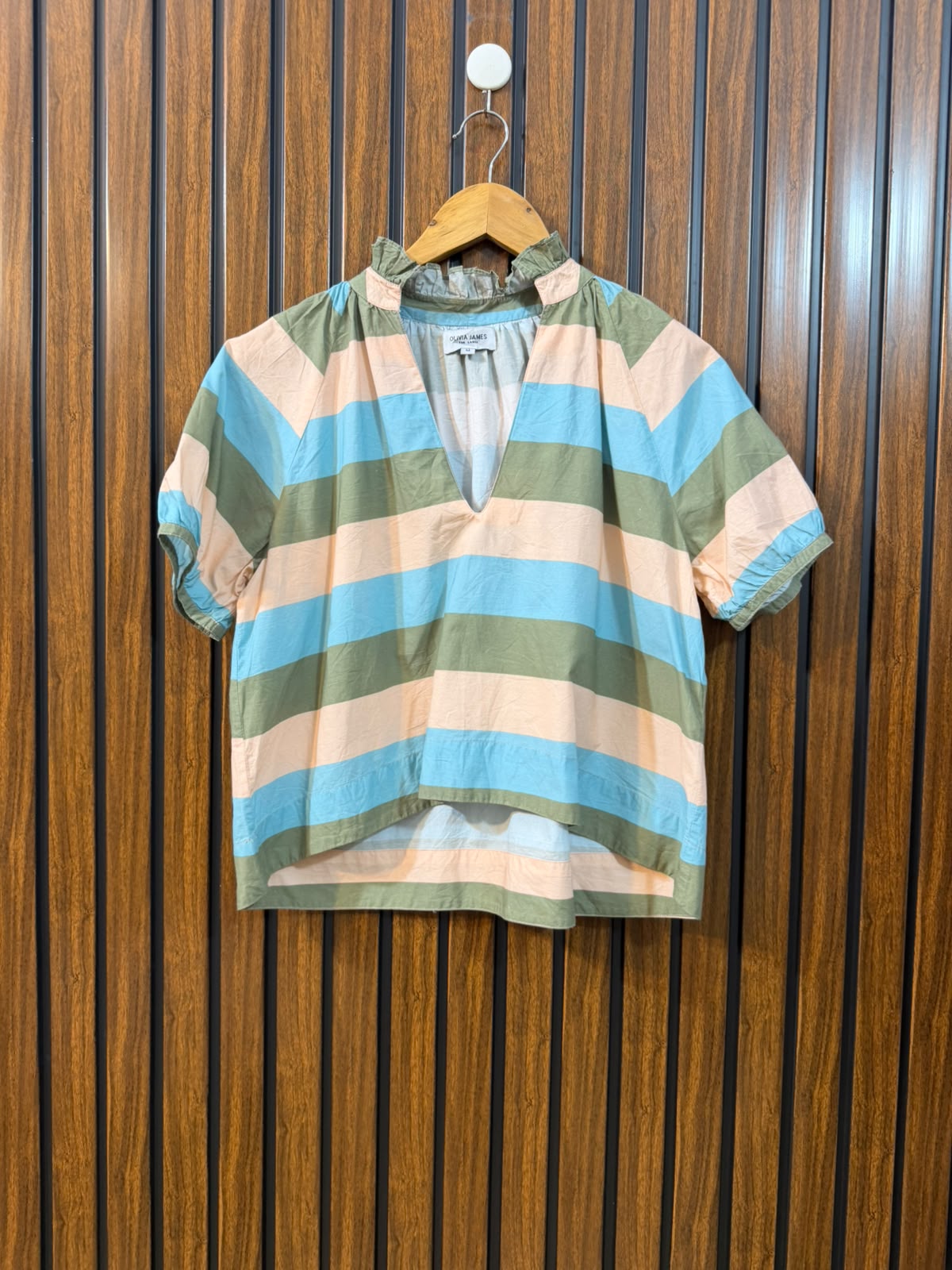 Chest 20   Length 18  Fabric Cotton Silk Women's Western Fashion Top