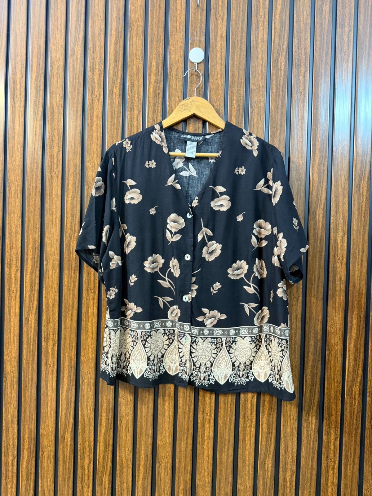 Chest 23   Length 24  Fabric Linen Women's Beautiful Half Sleeve Top