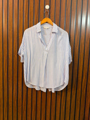 Chest Large baggy Style   Length 24  Fabric Linen Western Women's Essential Top
