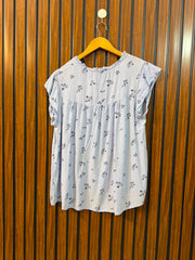 Length 24  Fabric Linen Women's Premium Fashion Top
