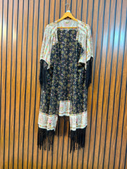 Chest Xl  Length 45  Fabric Chiffon Women's Long Shrug by Western Brand