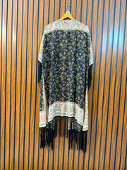 Chest Xl  Length 45  Fabric Chiffon Women's Long Shrug by Western Brand