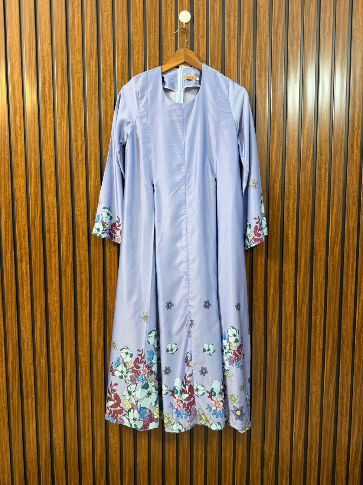 Chest 17  Length 48  Fabric Silk Trendy Western Long Top for Women