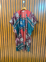 Chest Mdium  Length 36  Fabric Silk Women's Casual Long Shrug