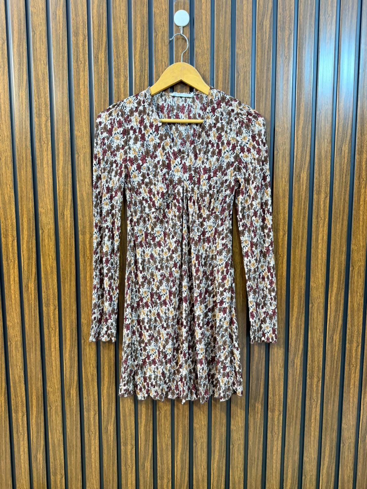 Chest 16  Length 31  Fabric Silk Jersey Women's Long Top Design