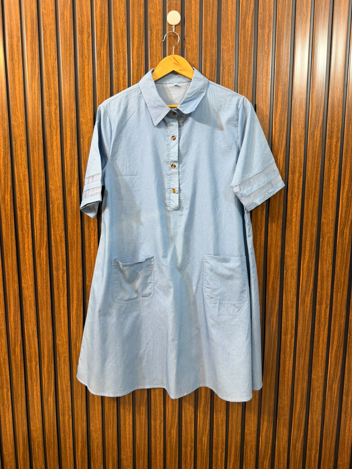 Chest 20  Length 36  Fabric Cotton Silk Women's Long Top New Arrival