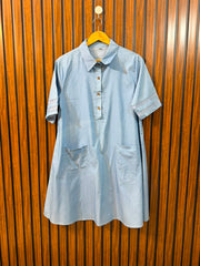 Chest 20  Length 36  Fabric Cotton Silk Women's Long Top New Arrival
