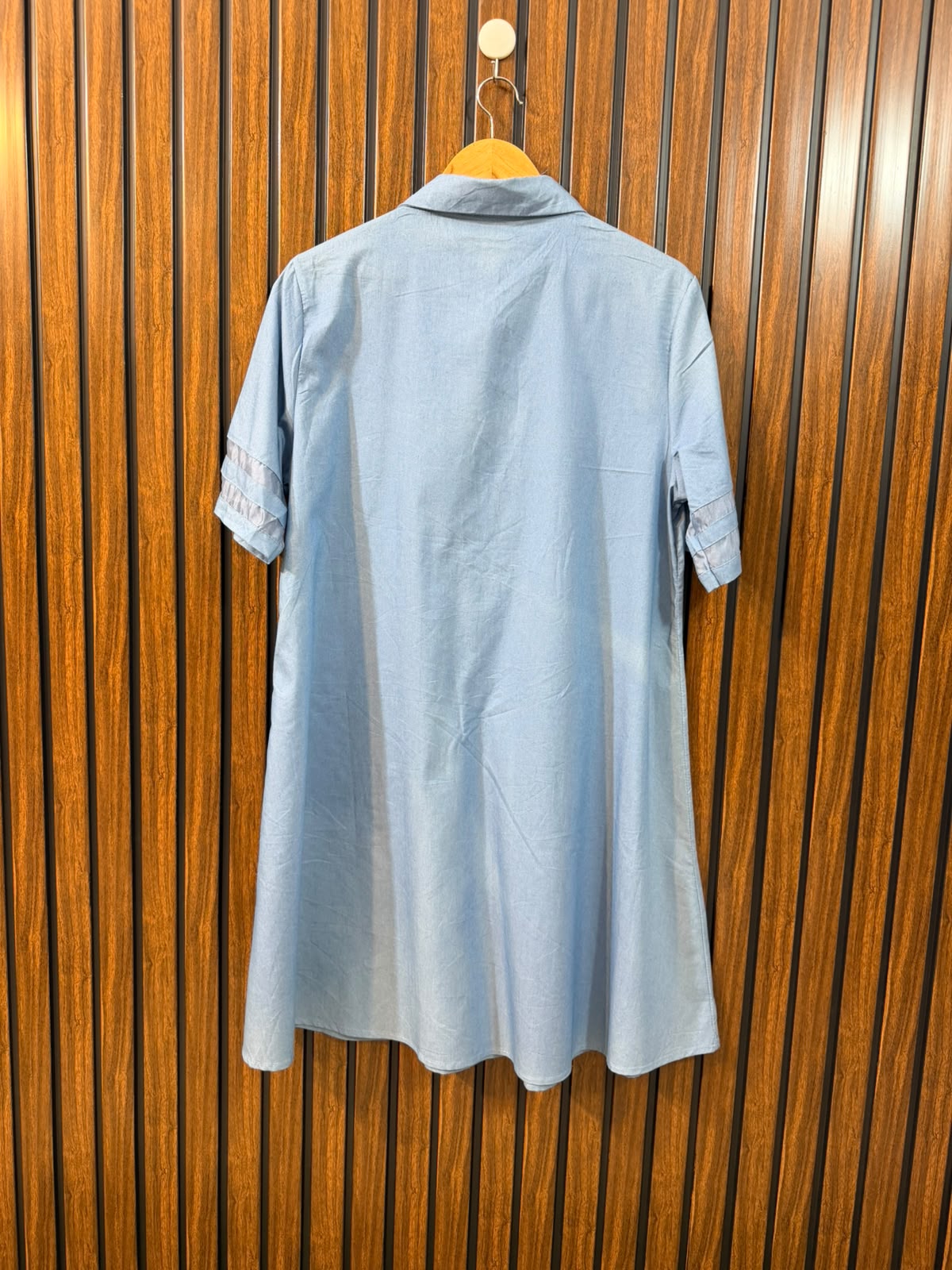 Chest 20  Length 36  Fabric Cotton Silk Women's Long Top New Arrival