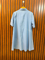 Chest 20  Length 36  Fabric Cotton Silk Women's Long Top New Arrival