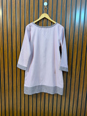 Chest 18.5  Length 32  Fabric Cotton Silk Women's Premium Long Top