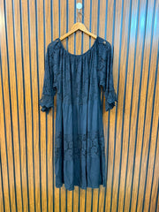 Chest 23  Length 39  Fabric Net And Cotton Branded Long Top for Ladies