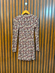 Chest 16  Length 31  Fabric Silk Jersey Women's Long Top Design
