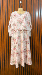 Chest 18  Length 47  Fabric Silk Fashion Women's Long Maxi