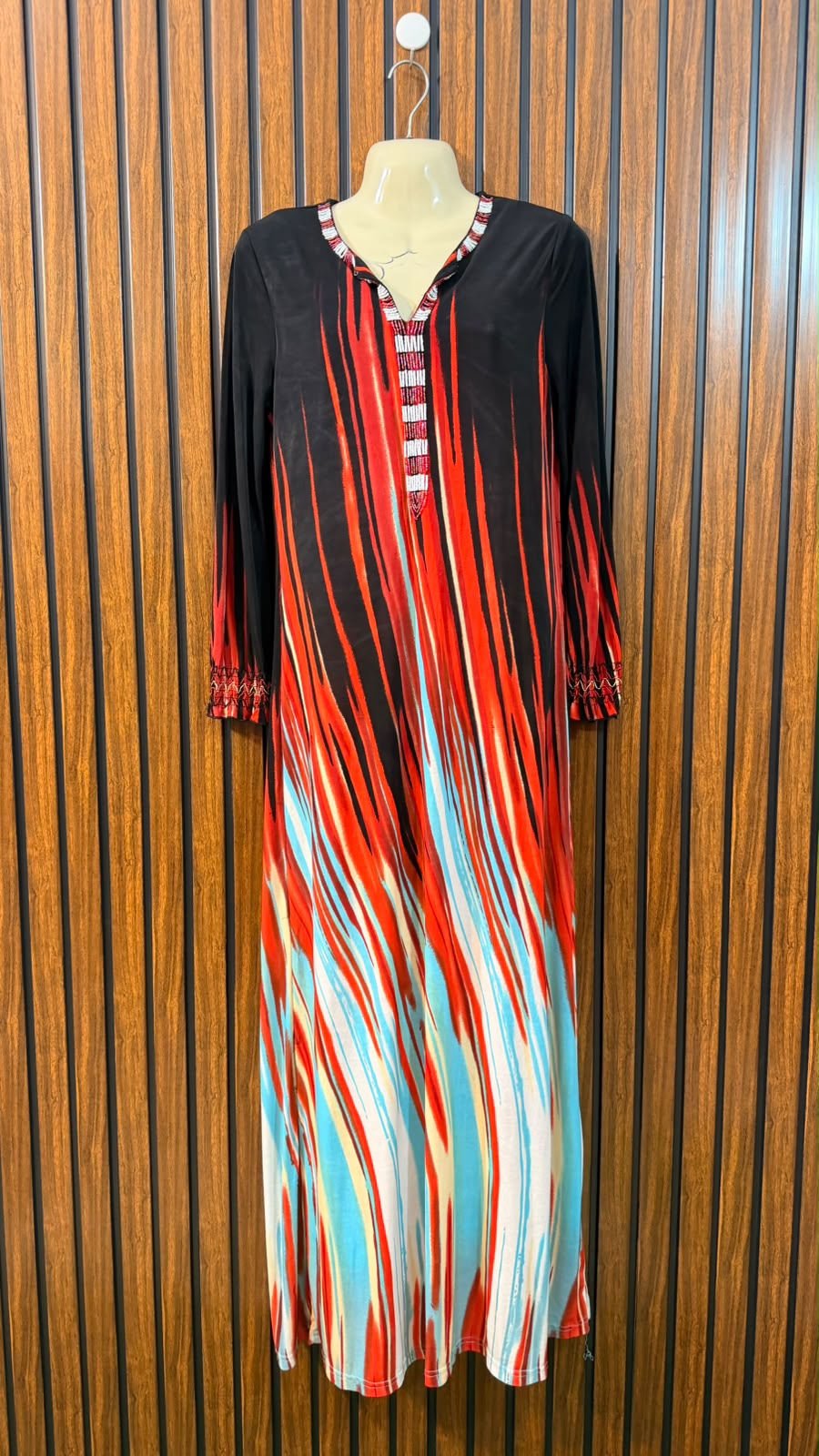 Chest 18  Length 54  Fabric Silk Jersey Stylish Women's Long Maxi