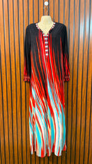 Chest 18  Length 54  Fabric Silk Jersey Stylish Women's Long Maxi