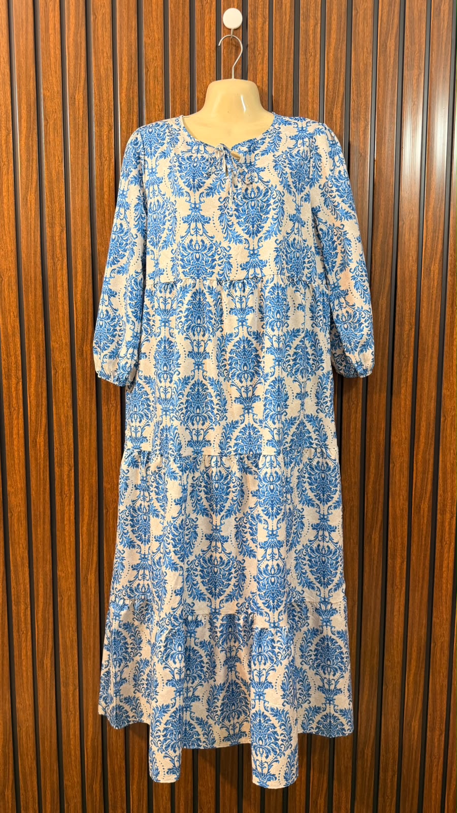 Chest 19  Length 50  Fabric Silk Modern Women's Long Maxi