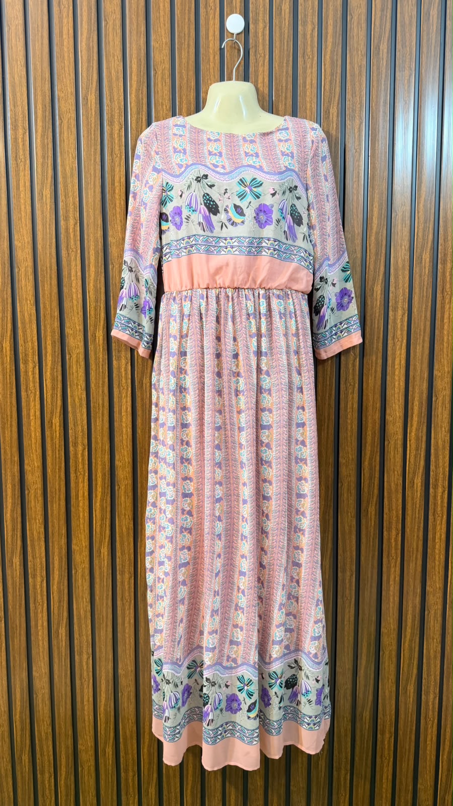 Chest 16  Length 55  Fabric Chiffon Western Wear Women's Long Maxi