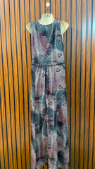 Chest 20  Length 61  Fabric Silk Jersey Branded Ladies Long Maxi