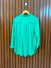 Chest 18  Length 27  Fabric Linen Everyday Western Branded Women's Full Sleeve Top