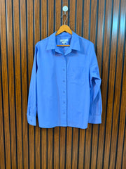 Chest 21  Length 25  Fabric Cotton Silk Casual Western Branded Women's Full Sleeve Top