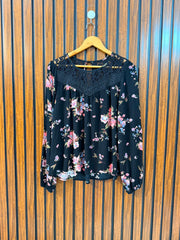 Chest 18  Length 23  Fabric Rayon Exclusive Western Branded Women's Full Sleeve Top
