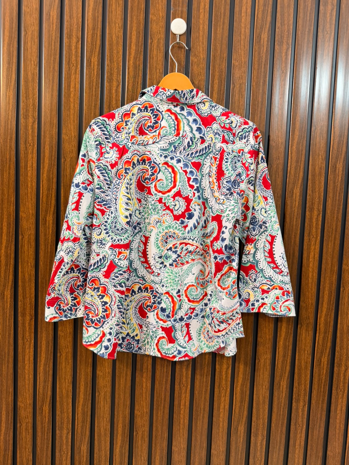 Chest 19  Length 23  Fabric Cotton Designer Western Branded Women's Full Sleeve