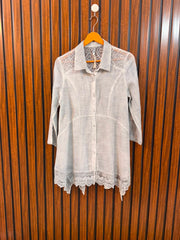 Chest 18  Length 30  Fabric Rayon Contemporary Western Women's Full Sleeve Top