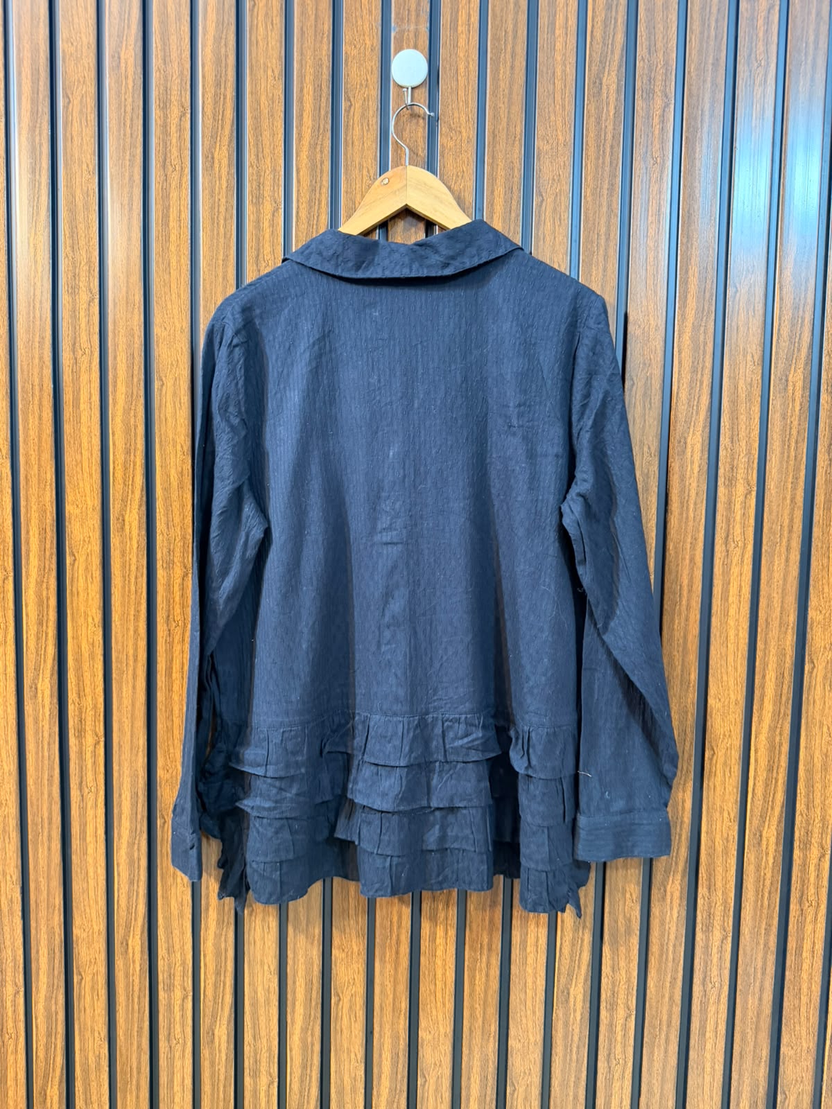 Chest 19  Length 26  Fabric Cotton Western Women's Full Sleeve Fashion Top