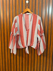 Chest 19  Length 20  Fabric Rayon Women's Modern Western Full Sleeve Top