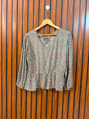 Chest 18.5  Length 21  Fabric Rayon Women's Exclusive Western Full Sleeve Top