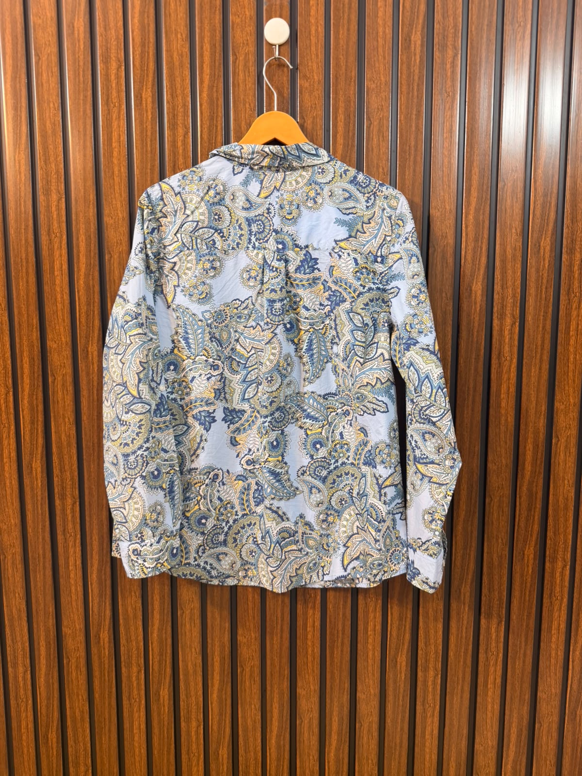 Chest 19  Length 25  Fabric Cotton Women's Elegant Western Full Sleeve Top