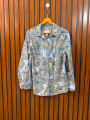 Chest 19  Length 25  Fabric Cotton Women's Elegant Western Full Sleeve Top