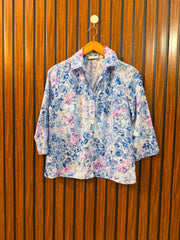 Chest 17  Length 21  Fabric Cotton Women's Stylish Western Full Sleeve Top