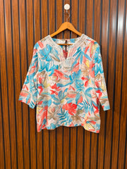 Chest 20  Length 24.5  Fabric Cotton Western Women's Exclusive Fashion Top