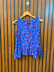 Chest 20  Length 19  Fabric Rayon Western Branded Women's Sleeveless Top