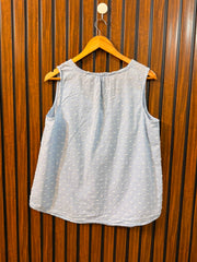 Chest 20  Length 24  Fabric Cotton Women's Everyday Sleeveless Top
