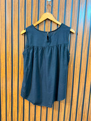 Chest 19  Length 24  Fabric Cotton Women's Classic Sleeveless Top