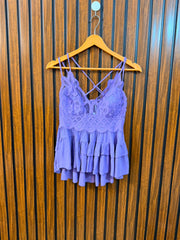 Chest 17  Length 21 To 23  Fabric Rayon Women's Elegant Sleeveless Top