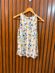 Chest 17  Length 23  Fabric Linen Women's Smart Sleeveless Top