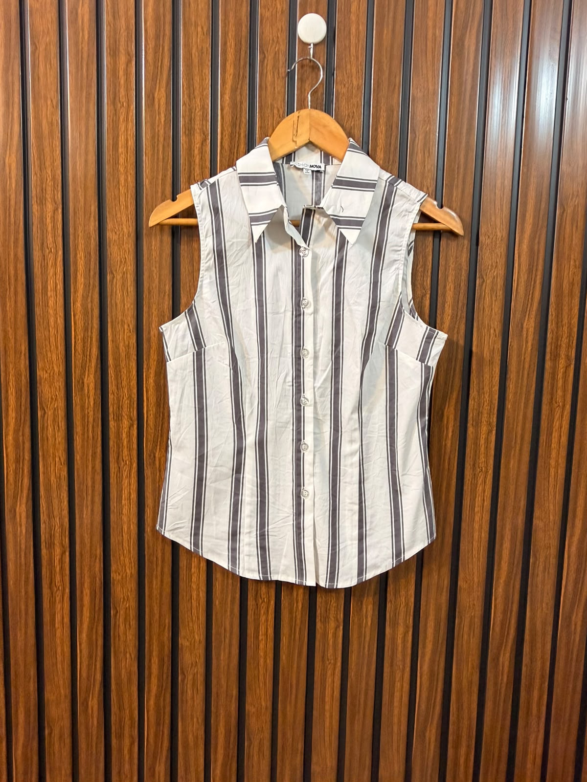 Chest 16  Length 21.5  Fabric Cotton Women's Everyday Fashion Top